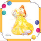 ParteeTime Kids Princess Elsa Anna Cinderella Snow White Themed Foil Balloon Birthday Party Decoration Hiasan Hari Jadi