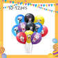 ParteeTime Kids Naruto Theme Decorations Birthday Party Supplies Banners Backdrop Set Hiasan Hari Jadi Kanak-Kanak