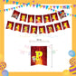 ParteeTime Kids Naruto Theme Decorations Birthday Party Supplies Banners Backdrop Set Hiasan Hari Jadi Kanak-Kanak