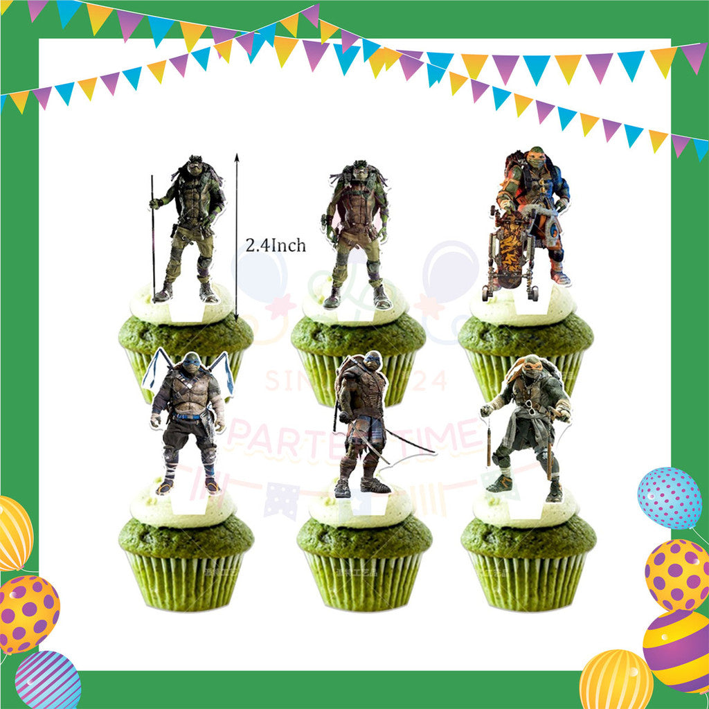 ParteeTime Kids Birthday Party Celebration Decoration Ninja Turtle 4 in 1 Hiasan Majlis Sambutan Hari Jadi Kanak-Kanak