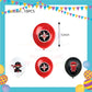 ParteeTime Kids Ninja Birthday Theme Decorations Kids Birthday Balloon Banner Hang Swirl Backdrop Tablecloth