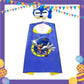 ParteeTime Kids Mask and Cape Children Sonic The Hedgehog Capes Birthday Party Dress Up Cosplay Costume