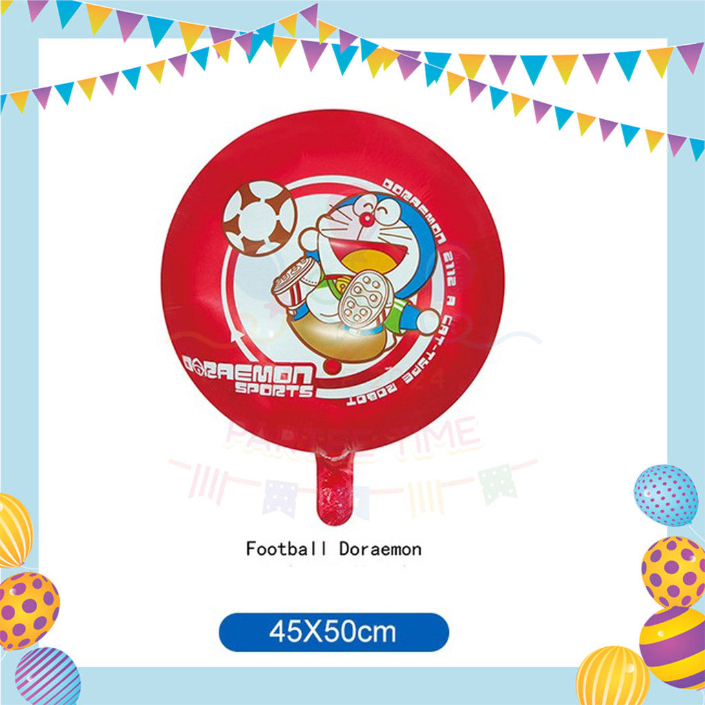 ParteeTime Kids Happy Birthday Children Cartoon Doraemon 3D Foil Aluminium Themed Foil Balloon Birthday Party Decoration