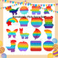 ParteeTime Kids Birthday Party Celebration Decoration Set Pop it 4 in 1 Majlis Sambutan Hiasan Hari Jadi Kanak-Kanak