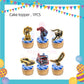 ParteeTime Kids Transformer Birthday Theme Decorations Kids Birthday Balloon Banner Hang Swirl Backdrop Tablecloth