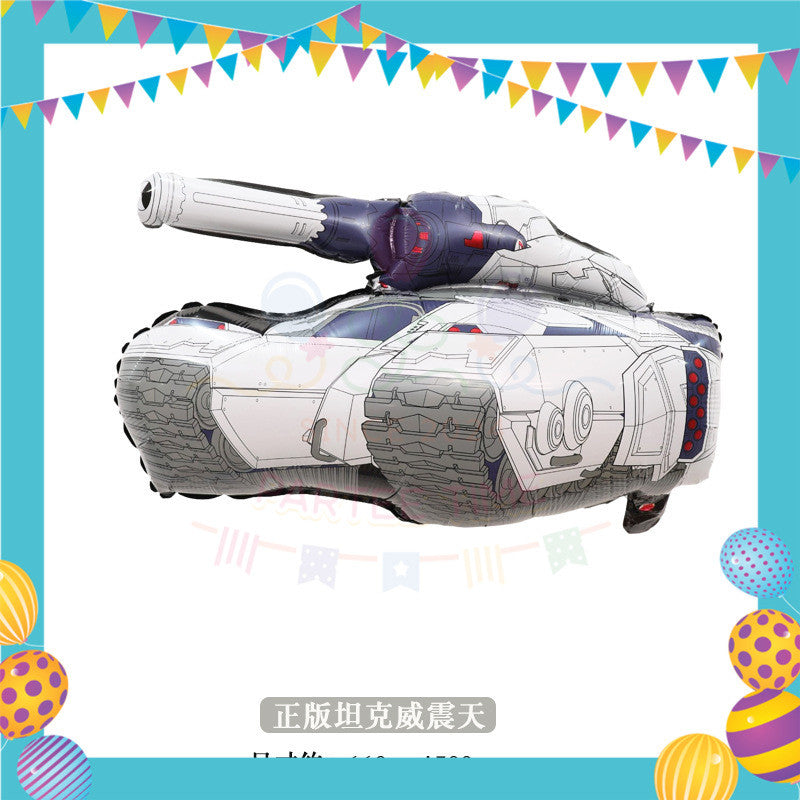 ParteeTime Kids Transformer Birthday Theme Decorations Kids Birthday Balloon Banner Hang Swirl Backdrop Tablecloth