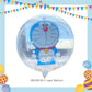 ParteeTime Kids Happy Birthday Children Cartoon Doraemon 3D Foil Aluminium Themed Foil Balloon Birthday Party Decoration