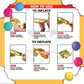 ParteeTime Happy Birthday Foil Balloon Set Various Colors 13 Alphabets 16 Inches Belon 16 Inches 13 Huruf Foil