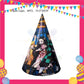 ParteeTime Kids Demon Slayer Theme Decorations Birthday Party Supplies Banners Backdrop Set Hiasan Hari Jadi Kanak-Kanak