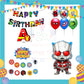 ParteeTime Kids Birthday Party Celebration Decoration Set Superhero 4 in 1 Hiasan Majlis Sambutan Hari Jadi Kanak-Kanak