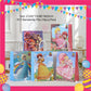 ParteeTime Kids Princess Peach Birthday Theme Decorations Kids Birthday Balloon Banner Hang Swirl Backdrop Tablecloth