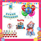 ParteeTime Kids Birthday Party Celebration Decoration Paw Patrol 4 in 1 Hiasan Majlis Sambutan Hari Jadi Kanak-Kanak