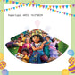 ParteeTime Encanto Birthday Theme Decorations Kids Birthday Balloon Banner Hang Swirl Backdrop Tablecloth Cake Topper