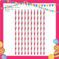 ParteeTime Kids Hello Kitty Birthday Theme Decorations Kids Birthday Balloon Banner Hang Swirl Backdrop Tablecloth
