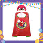 ParteeTime Kids Mask and Cape Children Sonic The Hedgehog Capes Birthday Party Dress Up Cosplay Costume