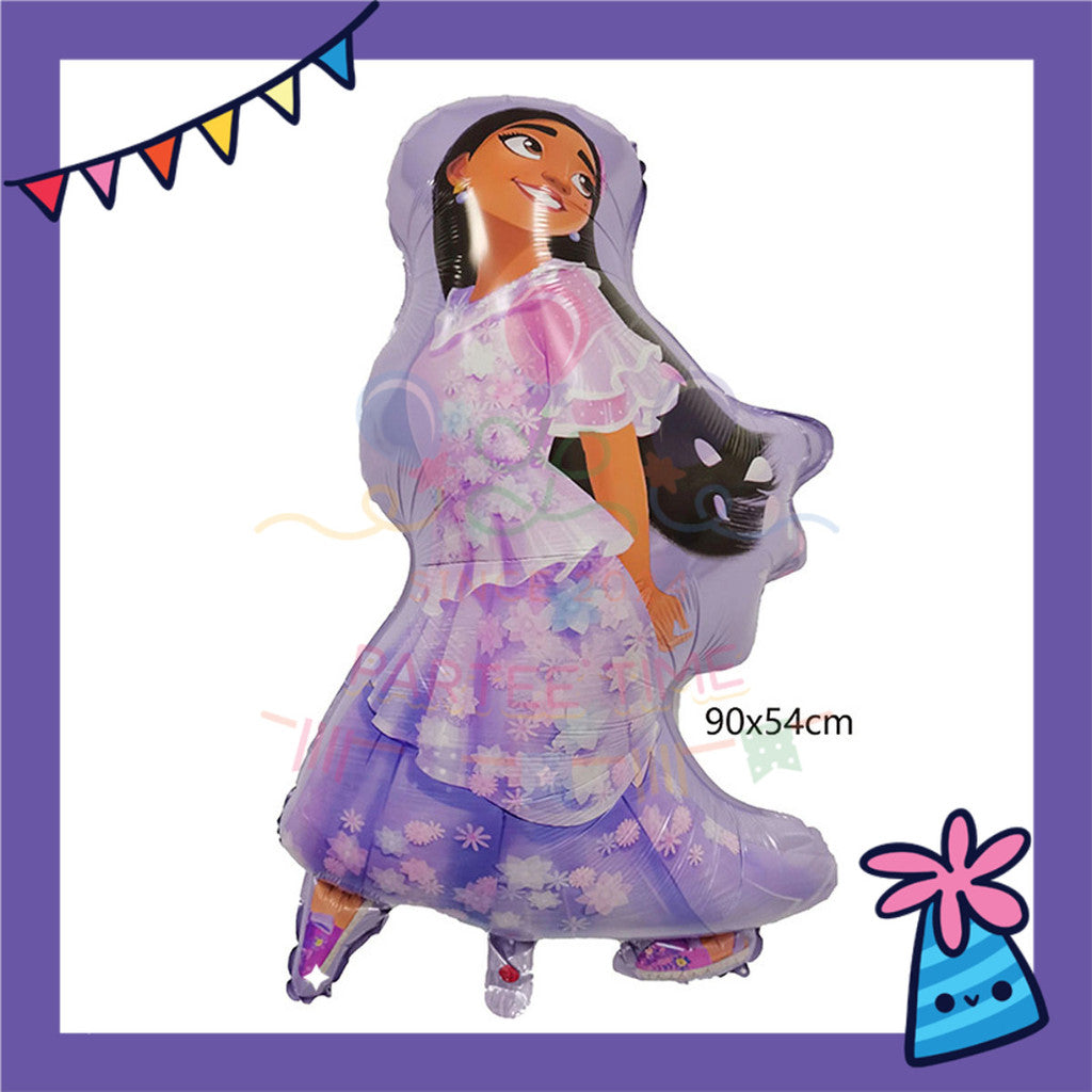 ParteeTime Encanto Birthday Theme Decorations Kids Birthday Balloon Banner Hang Swirl Backdrop Tablecloth Cake Topper