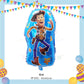 ParteeTime Kids Toys Story Birthday Theme Decorations Kids Birthday Balloon Banner Hang Swirl Backdrop Tablecloth