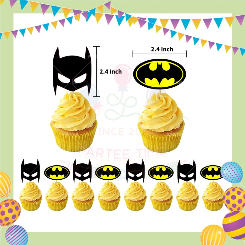 ParteeTime Kids Birthday Party Celebration Decoration Set Superhero 4 in 1 Hiasan Majlis Sambutan Hari Jadi Kanak-Kanak
