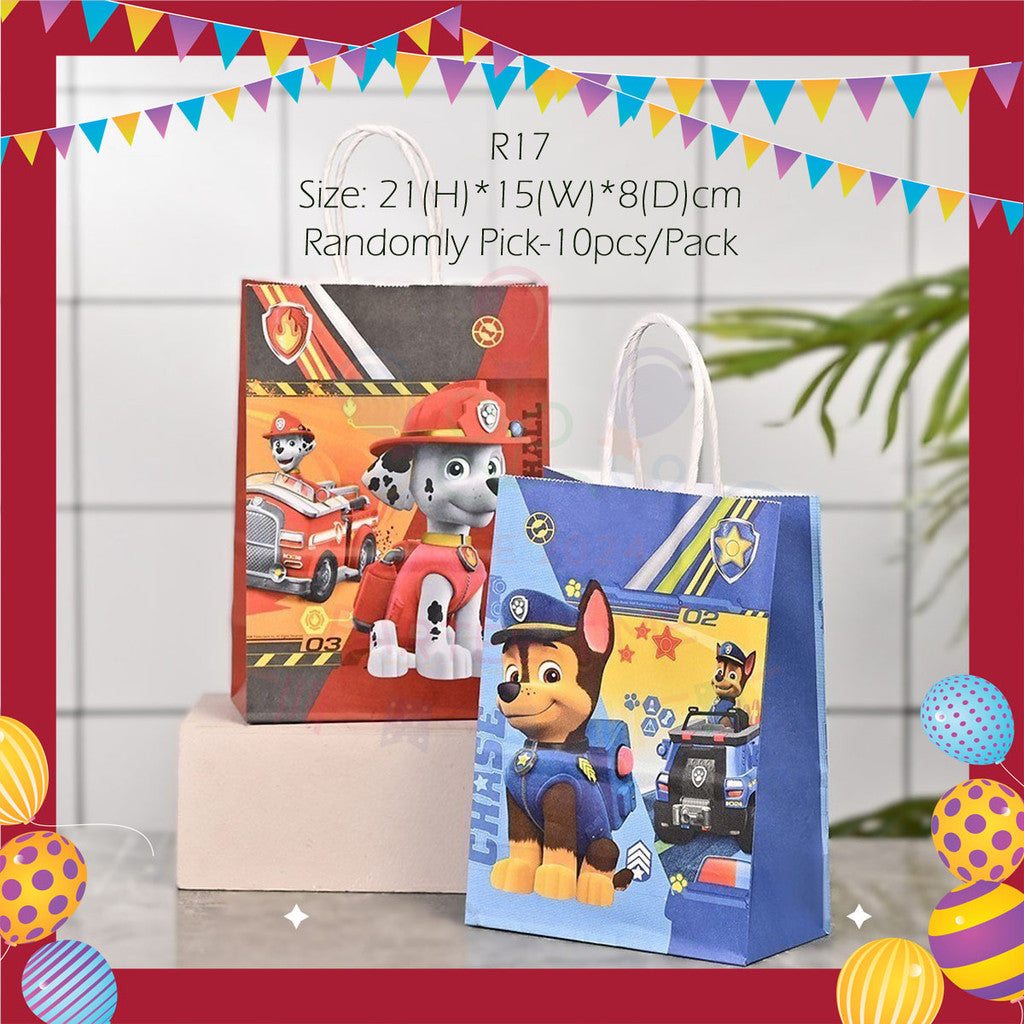 ParteeTime Kids Birthday Party Celebration Decoration Paw Patrol 4 in 1 Hiasan Majlis Sambutan Hari Jadi Kanak-Kanak