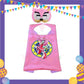 ParteeTime Kids Mask and Cape Children Sonic The Hedgehog Capes Birthday Party Dress Up Cosplay Costume