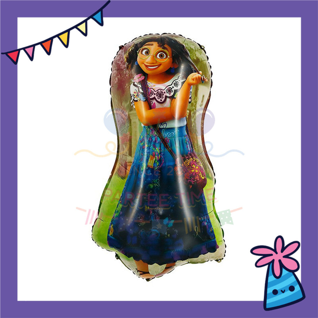 ParteeTime Encanto Birthday Theme Decorations Kids Birthday Balloon Banner Hang Swirl Backdrop Tablecloth Cake Topper