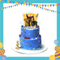 ParteeTime Kids Transformer Birthday Theme Decorations Kids Birthday Balloon Banner Hang Swirl Backdrop Tablecloth