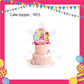 ParteeTime Kids Princess Peach Birthday Theme Decorations Kids Birthday Balloon Banner Hang Swirl Backdrop Tablecloth