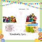 ParteeTime Encanto Birthday Theme Decorations Kids Birthday Balloon Banner Hang Swirl Backdrop Tablecloth Cake Topper