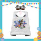 ParteeTime Kids Mask and Cape Children Game Steve Creeper Capes Birthday Party Dress Up Cosplay Costume