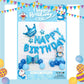 ParteeTime Kids Birthday Party Celebration Decoration Set Doraemon 4 in 1 Hiasan Majlis Sambutan Hari Jadi Kanak-Kanak