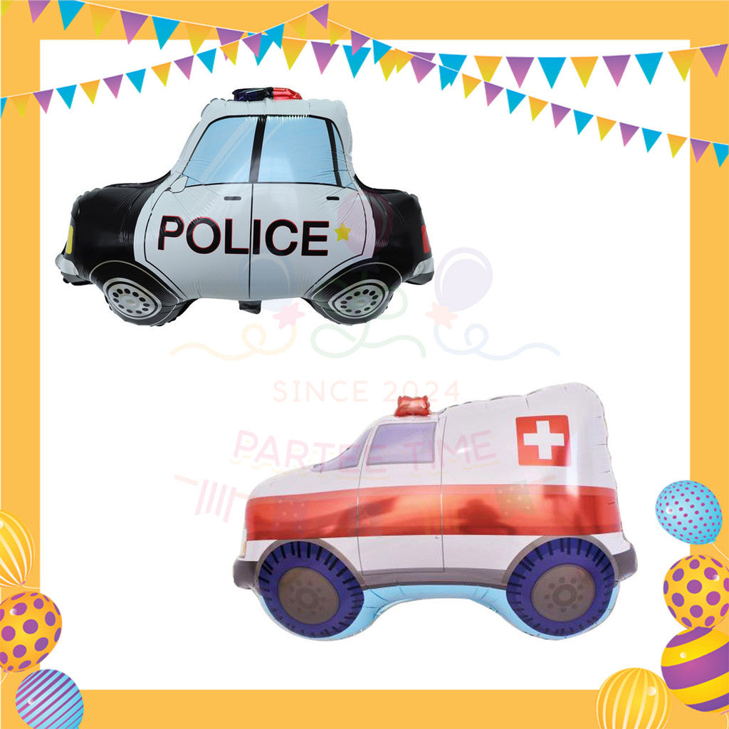 ParteeTime Kid Birthday Party Celebration Decoration Set Firefighter 4 in 1 Hiasan Majlis Sambutan Hari Jadi Kanak-Kanak