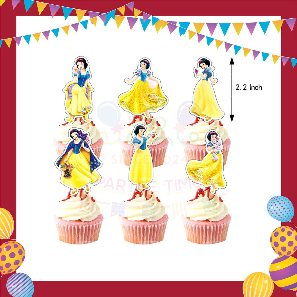 ParteeTime Kids Birthday Party Celebration Decoration Set Snow White 4 in 1 Hiasan Majlis Sambutan Hari Jadi Kanak-Kanak