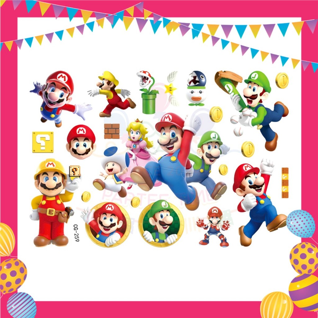 ParteeTime Kids Princess Peach Birthday Theme Decorations Kids Birthday Balloon Banner Hang Swirl Backdrop Tablecloth