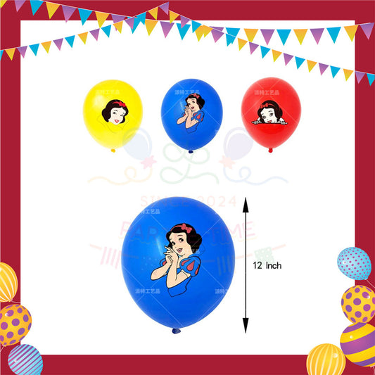 ParteeTime Kids Birthday Party Celebration Decoration Set Snow White 4 in 1 Hiasan Majlis Sambutan Hari Jadi Kanak-Kanak