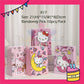 ParteeTime Kids Hello Kitty Birthday Theme Decorations Kids Birthday Balloon Banner Hang Swirl Backdrop Tablecloth