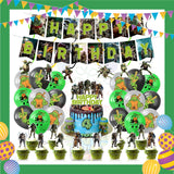 ParteeTime Kids Birthday Party Celebration Decoration Ninja Turtle 4 in 1 Hiasan Majlis Sambutan Hari Jadi Kanak-Kanak
