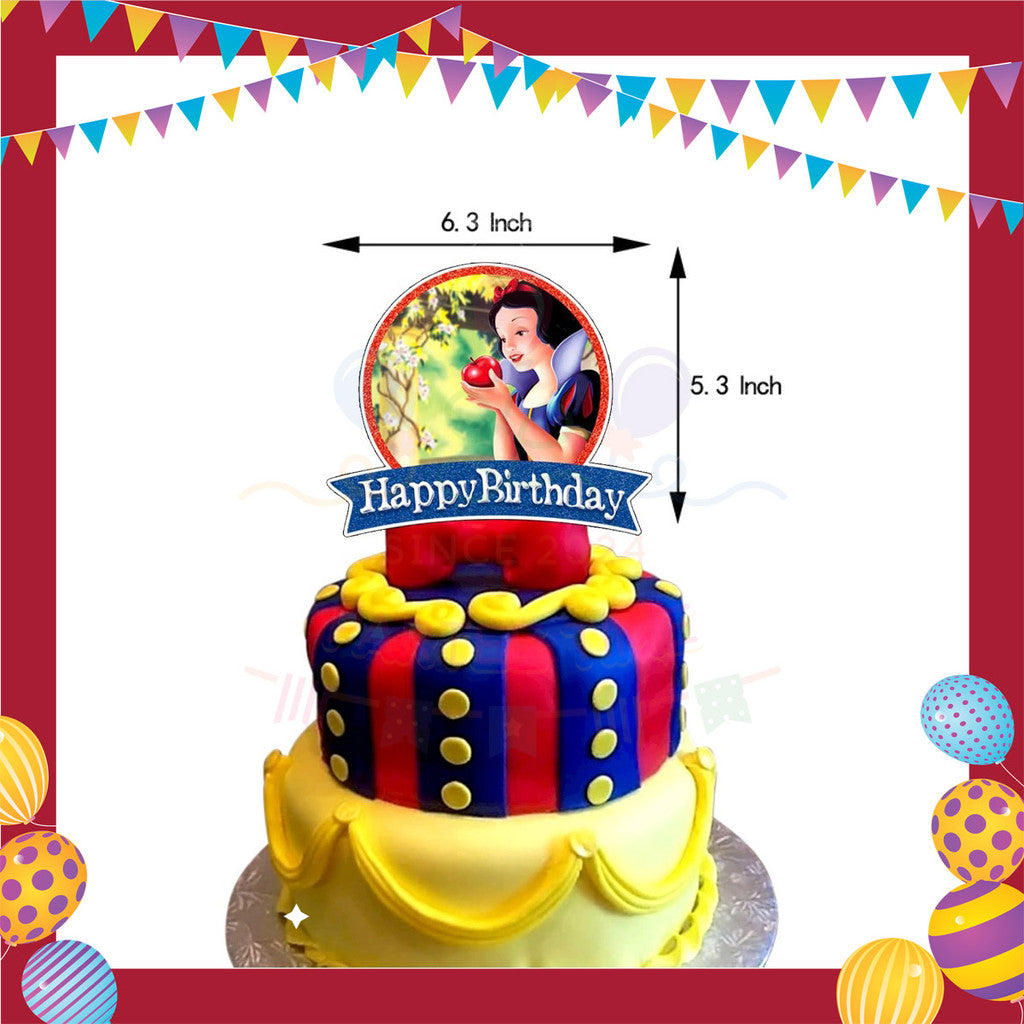ParteeTime Kids Birthday Party Celebration Decoration Set Snow White 4 in 1 Hiasan Majlis Sambutan Hari Jadi Kanak-Kanak
