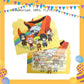 ParteeTime Kids Naruto Theme Decorations Birthday Party Supplies Banners Backdrop Set Hiasan Hari Jadi Kanak-Kanak