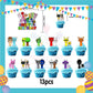 ParteeTime Kids Birthday Party Celebration Decoration Set Sprunki 4 in 1 Majlis Sambutan Hiasan Hari Jadi Kanak-Kanak
