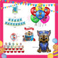 ParteeTime Kids Birthday Party Celebration Decoration Paw Patrol 4 in 1 Hiasan Majlis Sambutan Hari Jadi Kanak-Kanak