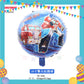 ParteeTime Kids Transformer Birthday Theme Decorations Kids Birthday Balloon Banner Hang Swirl Backdrop Tablecloth