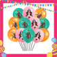 ParteeTime Kids Demon Slayer Theme Decorations Birthday Party Supplies Banners Backdrop Set Hiasan Hari Jadi Kanak-Kanak