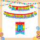 ParteeTime Kids Birthday Party Celebration Decoration Set Pop it 4 in 1 Majlis Sambutan Hiasan Hari Jadi Kanak-Kanak