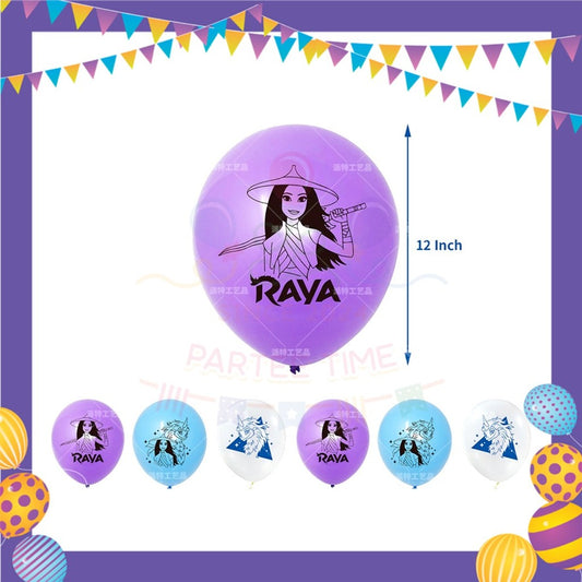 ParteeTime Kids Birthday Party Celebration Decoration Set Raya and Dragon 4 in 1 Sambutan Hiasan Hari Jadi Kanak-Kanak