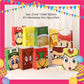 ParteeTime Kids Princess Peach Birthday Theme Decorations Kids Birthday Balloon Banner Hang Swirl Backdrop Tablecloth
