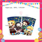 ParteeTime Kids Demon Slayer Theme Decorations Birthday Party Supplies Banners Backdrop Set Hiasan Hari Jadi Kanak-Kanak