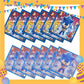 ParteeTime Kids Sonic Theme Decorations Kids Birthday Party Balloon Banners Hang Swirls Backdrop Tablecloth Cake Topper