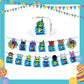 ParteeTime Kids Birthday Party Celebration Decoration Set Sprunki 4 in 1 Majlis Sambutan Hiasan Hari Jadi Kanak-Kanak