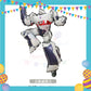 ParteeTime Kids Transformer Birthday Theme Decorations Kids Birthday Balloon Banner Hang Swirl Backdrop Tablecloth