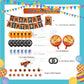 ParteeTime Kids Birthday Party Celebration Decoration Set Basketball 4 in 1 Majlis Sambutan Hiasan Hari Jadi Kanak-Kanak